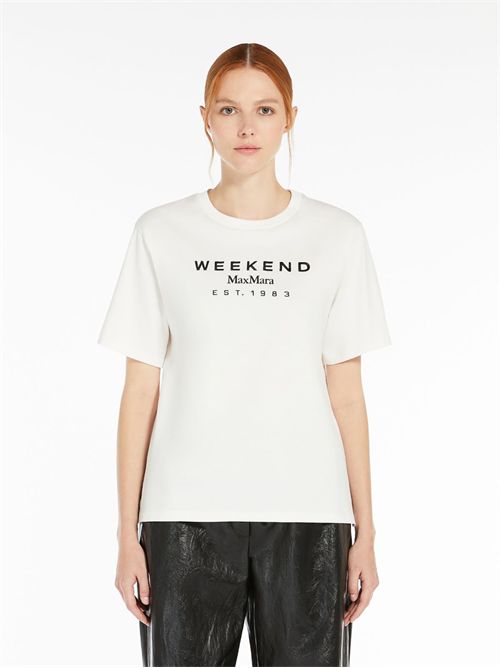 T-shirt con stampa in jersey WEEK END Max Mara | CABINA2515971041600002